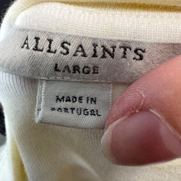 All Saints Coni Cropped Tie Dye Tank Top - Picture 4 of 9